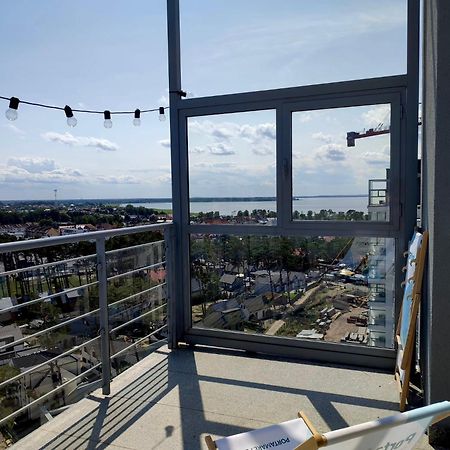 Przy Plazy Studio Z Widokiem Na Zalew Porta Mare 11-Te Pietro - Apartament 293 Dziwnowek Bagian luar foto