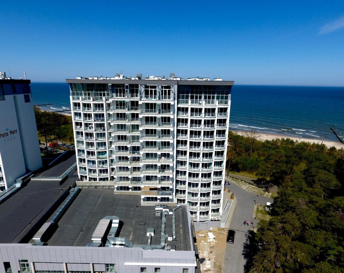 Przy Plazy Studio Z Widokiem Na Zalew Porta Mare 11-Te Pietro - Apartament 293 Dziwnowek Bagian luar foto